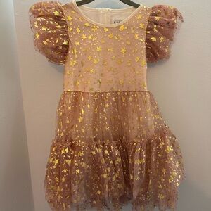 Lola + The Boys Gold Star Dress